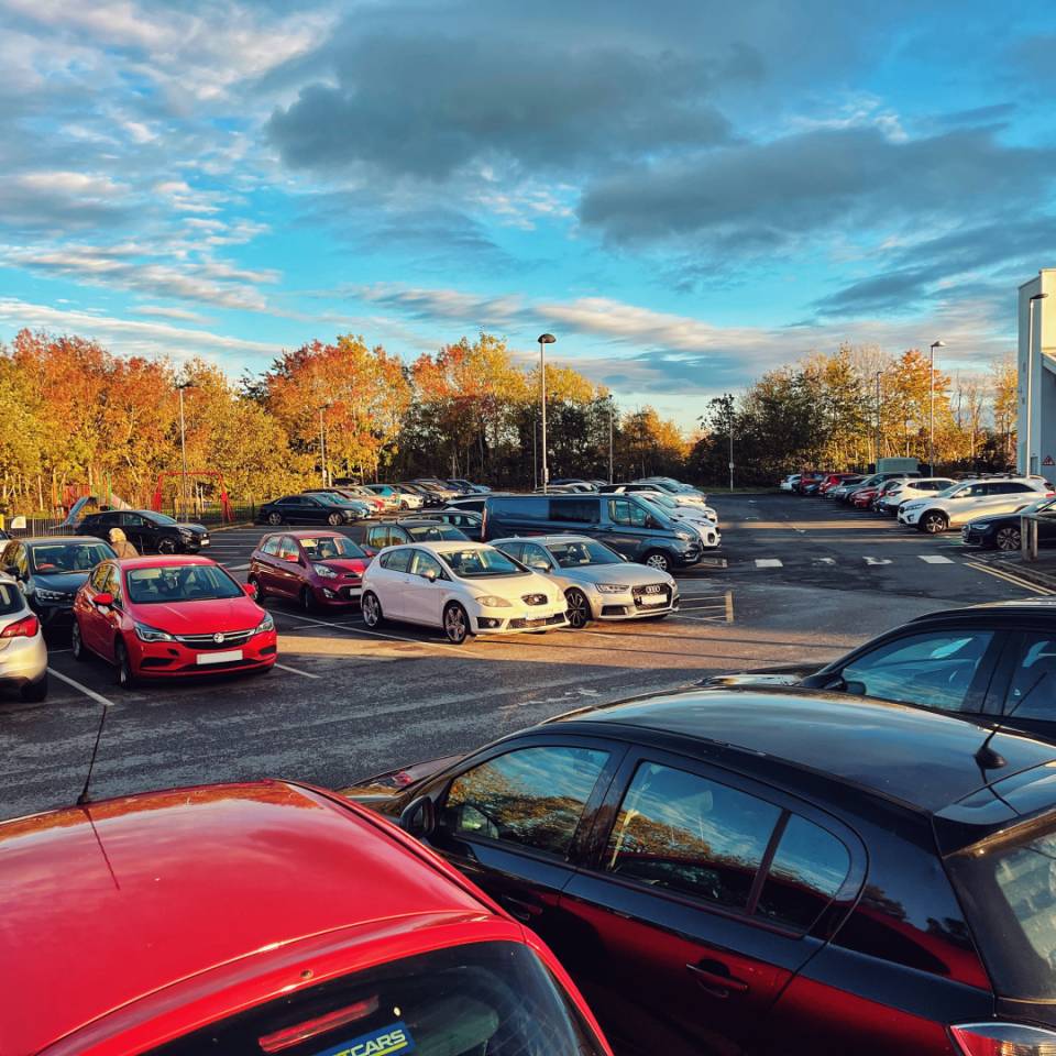 Essential relining works in the ARC carpark